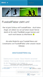 Mobile Screenshot of fussballfieber.wordpress.com