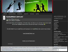 Tablet Screenshot of fussballfieber.wordpress.com