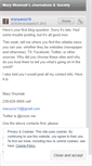 Mobile Screenshot of marywozniakfall2011.wordpress.com
