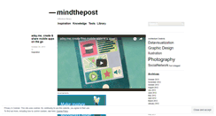 Desktop Screenshot of mindthepost.wordpress.com