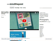 Tablet Screenshot of mindthepost.wordpress.com