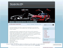 Tablet Screenshot of mercedesbenzamg.wordpress.com