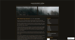 Desktop Screenshot of conservativeboylost.wordpress.com