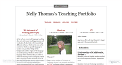 Desktop Screenshot of nellythomas.wordpress.com