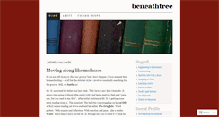 Desktop Screenshot of beneathtree.wordpress.com