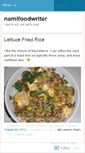 Mobile Screenshot of namifoodwriter.wordpress.com