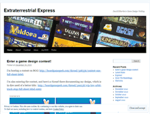 Tablet Screenshot of extraterrestrialexpress.wordpress.com