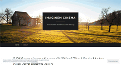 Desktop Screenshot of imaginemcinema.wordpress.com