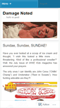 Mobile Screenshot of damagenoted.wordpress.com