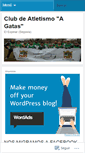 Mobile Screenshot of clubdeatletismoagatas.wordpress.com