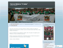 Tablet Screenshot of clubdeatletismoagatas.wordpress.com