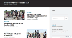 Desktop Screenshot of culturedelapaix.wordpress.com