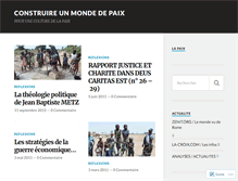 Tablet Screenshot of culturedelapaix.wordpress.com