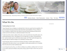 Tablet Screenshot of dinoferrera.wordpress.com