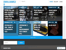 Tablet Screenshot of dwilliams3d.wordpress.com