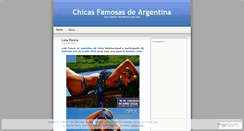 Desktop Screenshot of famosasdeargentinas.wordpress.com