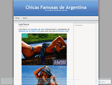 Tablet Screenshot of famosasdeargentinas.wordpress.com