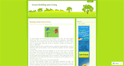 Desktop Screenshot of buildinggreenlife.wordpress.com