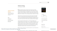 Desktop Screenshot of kpopfanficindo.wordpress.com