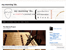 Tablet Screenshot of morningdo.wordpress.com