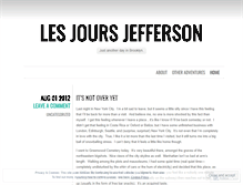 Tablet Screenshot of jeffersondays.wordpress.com