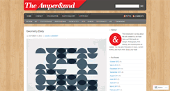 Desktop Screenshot of ampersand92.wordpress.com