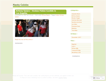 Tablet Screenshot of nastycelebs.wordpress.com