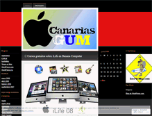 Tablet Screenshot of gumcanarias.wordpress.com