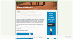 Desktop Screenshot of mwanzomwema.wordpress.com