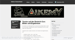 Desktop Screenshot of galleongermany.wordpress.com