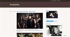 Desktop Screenshot of groupieblog.wordpress.com