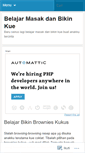 Mobile Screenshot of belajarbikinkue.wordpress.com