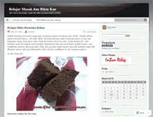 Tablet Screenshot of belajarbikinkue.wordpress.com
