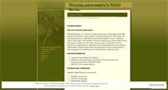 Desktop Screenshot of ntankahwomen.wordpress.com