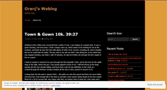 Desktop Screenshot of oranj.wordpress.com