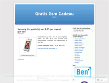 Tablet Screenshot of gsmwinkel.wordpress.com
