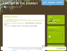 Tablet Screenshot of findjoyinthejourney.wordpress.com