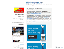 Tablet Screenshot of bibelimpulse.wordpress.com