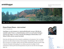 Tablet Screenshot of antebloggar.wordpress.com
