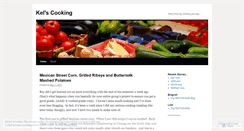 Desktop Screenshot of kelscooking.wordpress.com