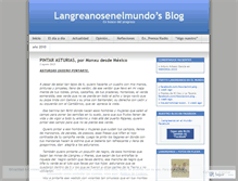 Tablet Screenshot of langreanosenelmundo.wordpress.com