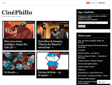 Tablet Screenshot of cinephillo.wordpress.com