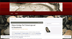 Desktop Screenshot of doveupfront.wordpress.com