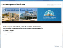 Tablet Screenshot of centroempresarialvallarta.wordpress.com