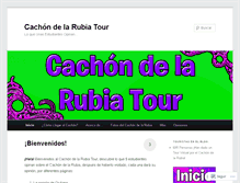 Tablet Screenshot of cachondelarubiatour.wordpress.com