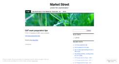 Desktop Screenshot of marketstreet.wordpress.com