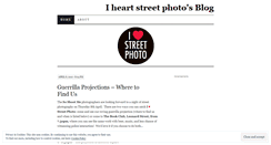 Desktop Screenshot of iheartstreetphoto.wordpress.com