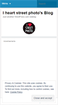 Mobile Screenshot of iheartstreetphoto.wordpress.com