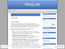 Tablet Screenshot of effendyudin.wordpress.com