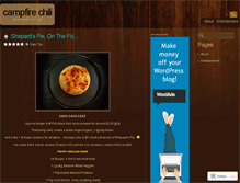 Tablet Screenshot of campfirechili.wordpress.com